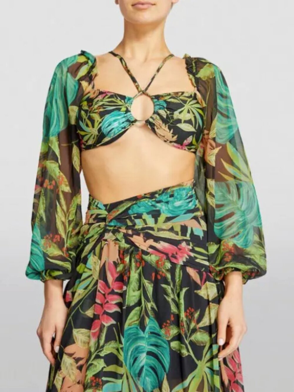 NWT PatBO tropicalia crop top
